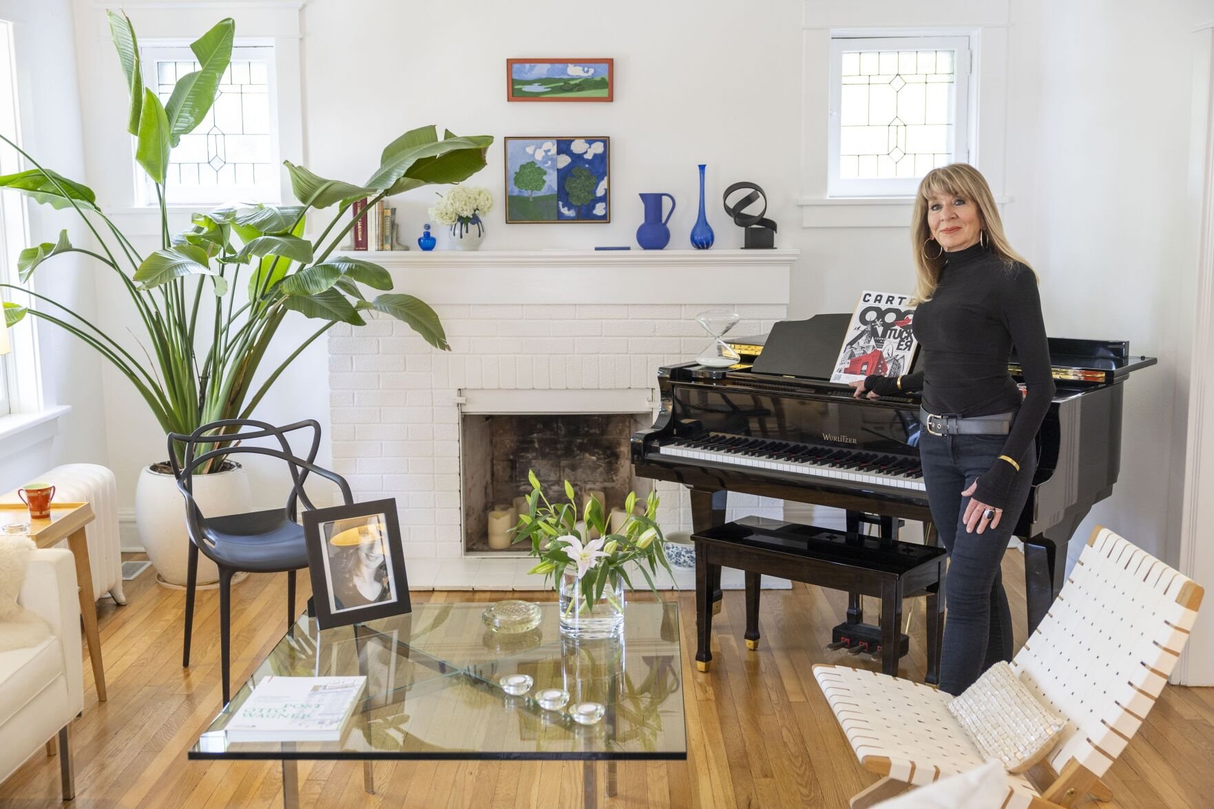 Carrie Houk at home